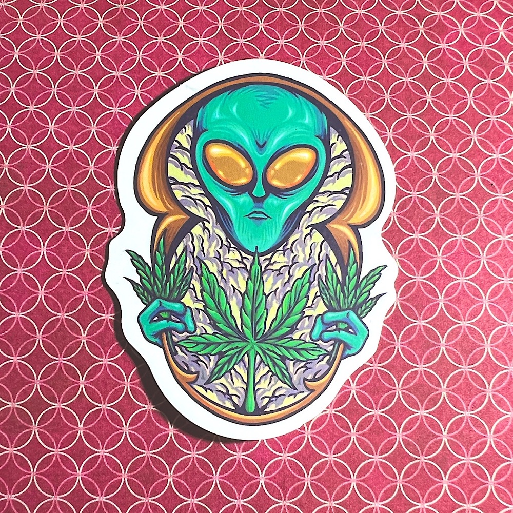 Seed Alien ET EBE Traveler Star Person Space People Single Decor Sti…
